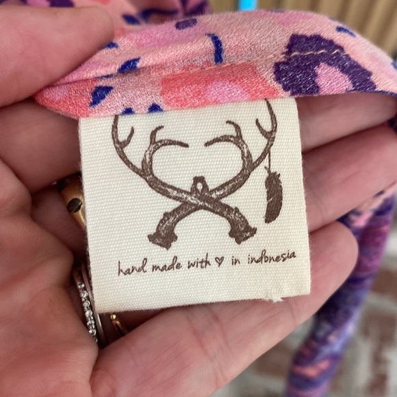 Spell OG Folk Town Boho Blossom Dress - Sz M - Picture 13 of 16